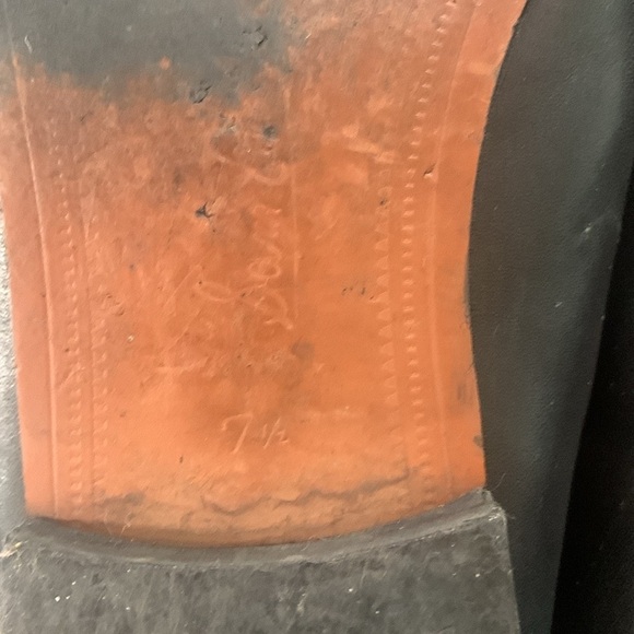 Sam Edelman LORAINE BIT LOAFER Black Leather Gold Metal Detail size 7.5 - Picture 8 of 9